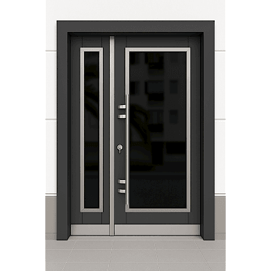 D-506 Apartman kapıları